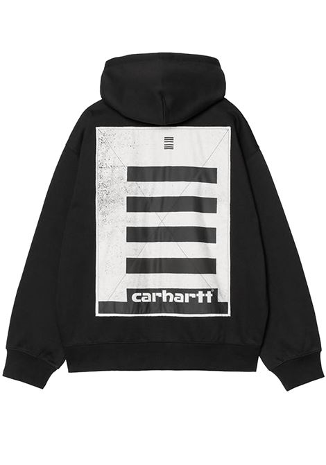 giacca hooded archive lines jacket uomo nera CARHARTT WIP | I03601389.XX